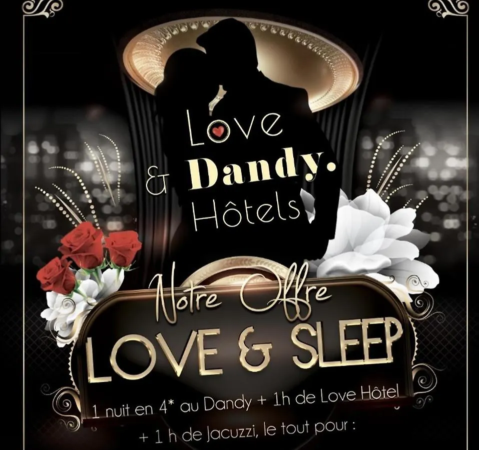 Love Hotel Avec Nuit Insolite Au Dandy Et Jacuzzi Privatise (Adults Only) Paris France